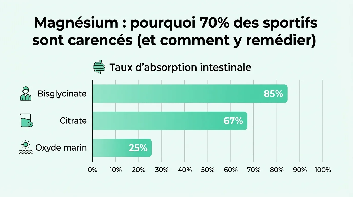 Graphique des taux d'absorption