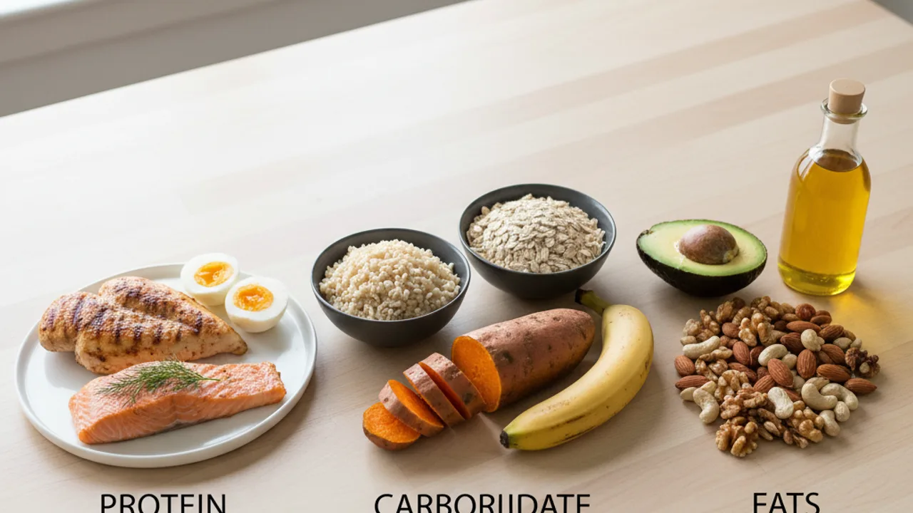 Les trois familles de macronutriments : proteines, glucides et lipides