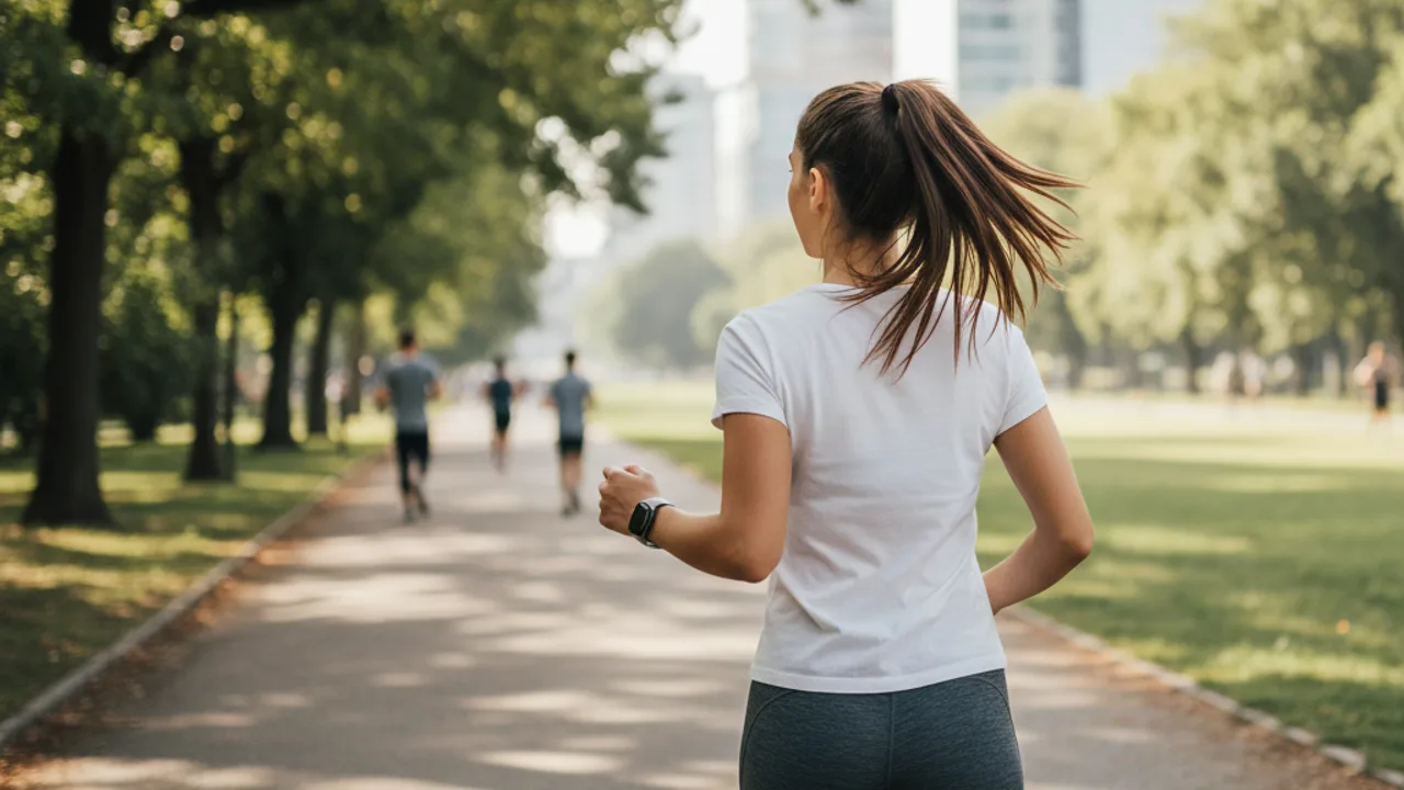 Marche en extérieur pour brûler des calories